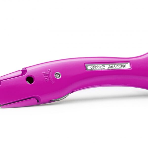 Delphin 100250-K1-P Universal carpet Knife pink with black quiver