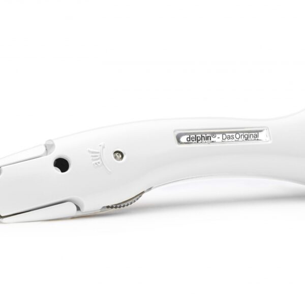 Delphin 100250-K1-W Universal carpet Knife white with black quiver