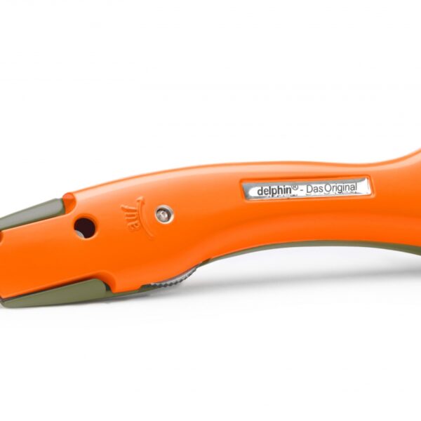 Delphin K-2-OGSR Universal carpet Knife Club-Edition, Olive-Orange