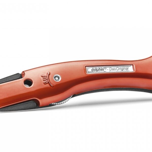 Delphin K-2-MSCR Club Universal carpet Knife candy red and black