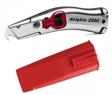 Delphin 100340 Original universal knife D2000 with holster red