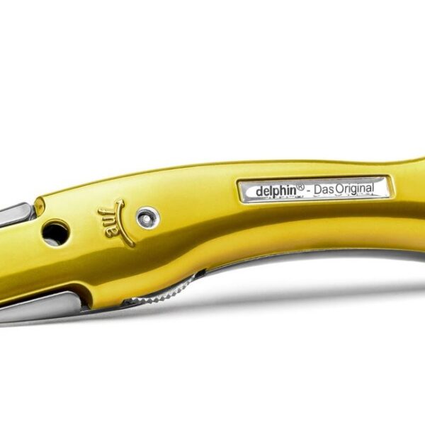 Delphin K-2-CSCGO Style Universal carpet Knife Candy Gold and black