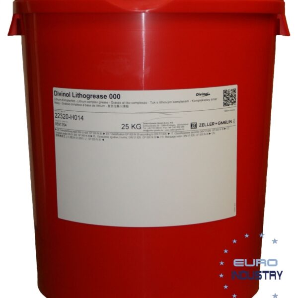 Divinol Lithogrease 000 High quality lithium complex soap grease 25kg