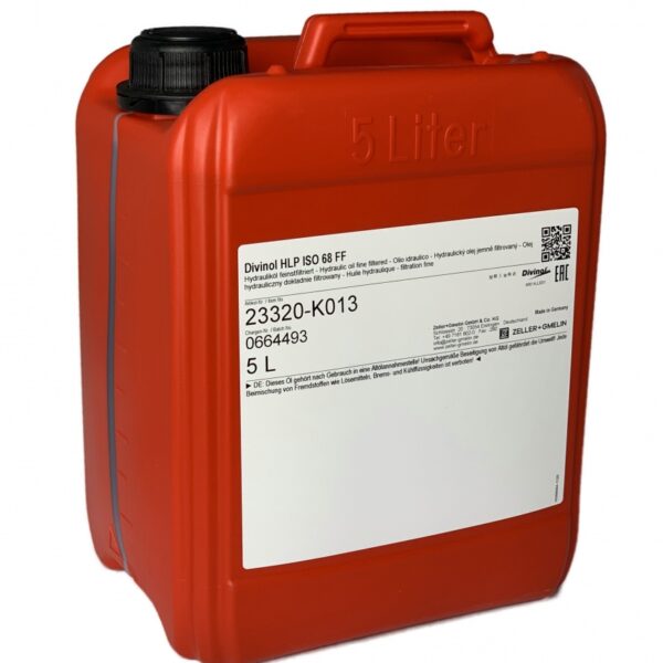 Divinol HLP ISO 68 FF Filtered hydraulic oil HLP 5L