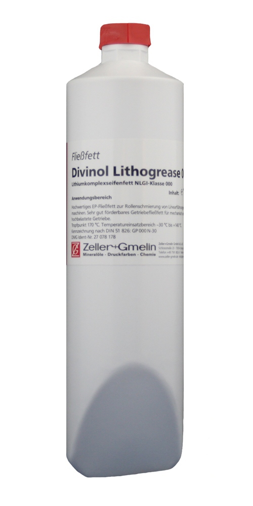 Divinol Lithogrease 000 High quality lithium complex soap grease 1L