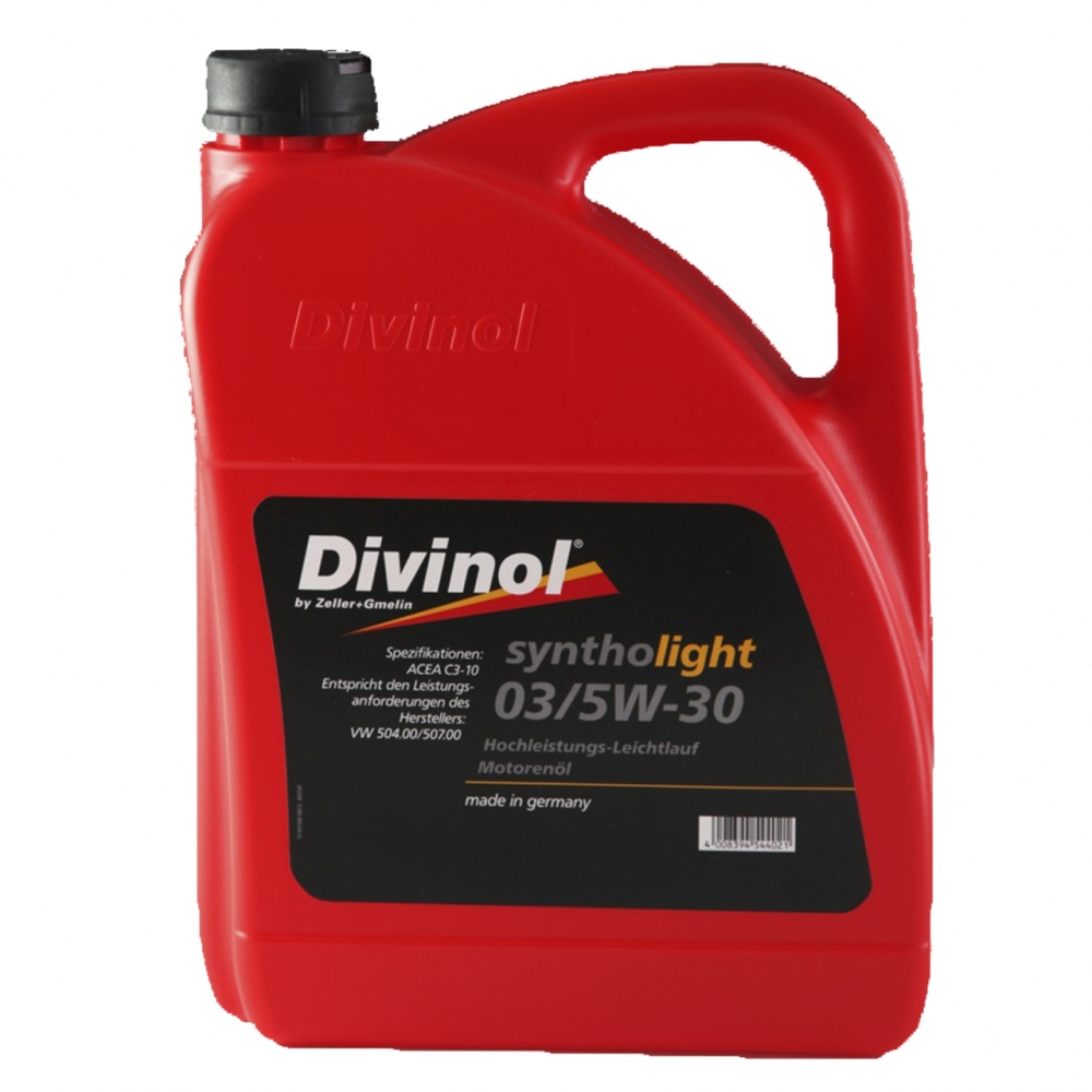 Divinol SynthoLight 03 5W-30 Engine oil 5L canister