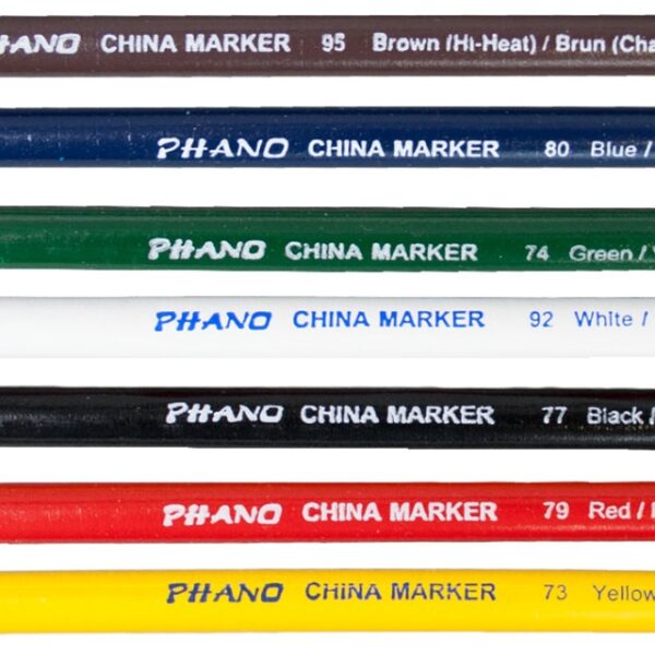 DIXON China-Marker Paper Wrapped wax marker for all surfaces