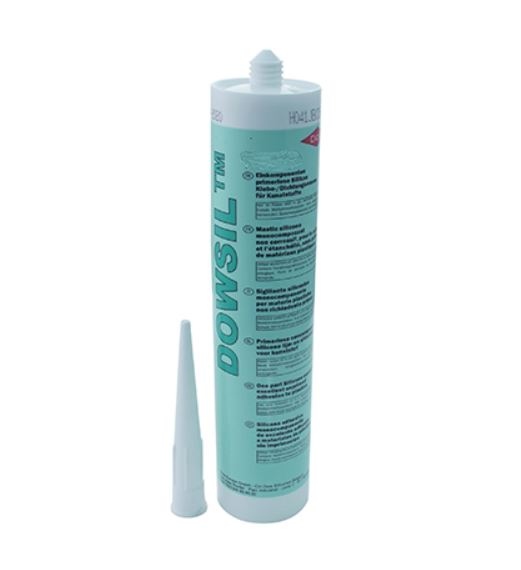 Dowsil 736 Heat-resistant sealant red 300ml cartridge