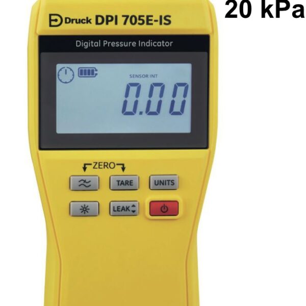 DRUCK DPI 705EIS Digital pressure gauge with internal sensor 0-200mbar