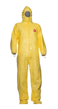 TYCHEM 2000C Chemical protective coverall with sock cat.3 type3/4/5/6