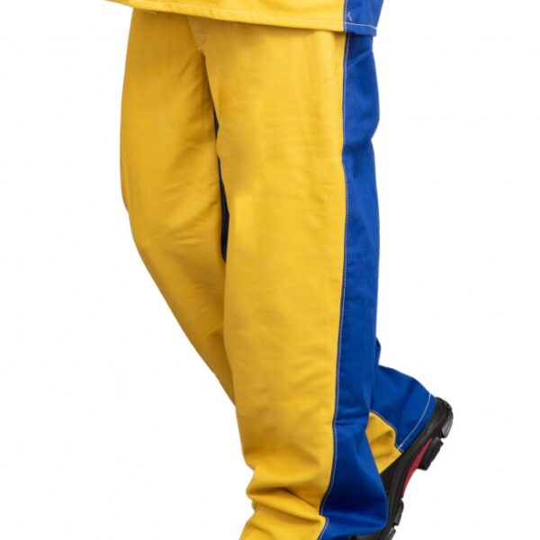 TOP Comfort welding trousers grained leather with FR cotton back S-6XL