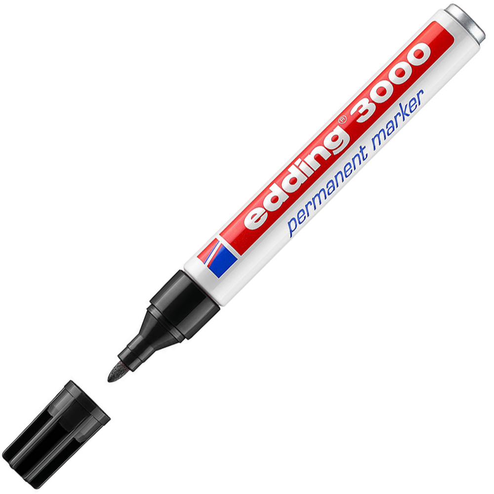 Edding 3000 Refillable permanent marker with round nib 1.5-3 mm