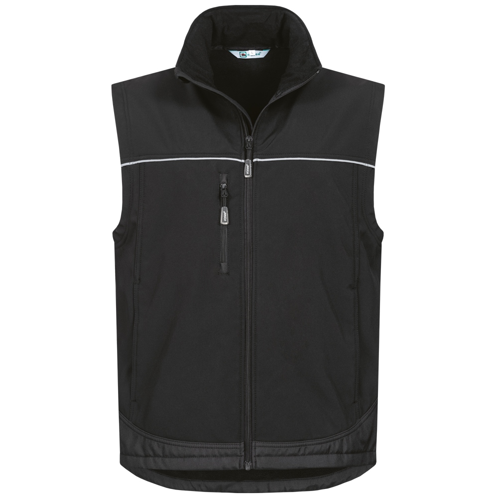 Men's Softshell work vest / Bodywarmer black XS-4XL, Elysee 1890