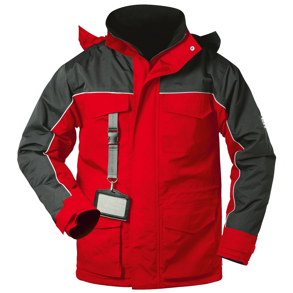 Winter Thermo Parka breathable red/black S-4XL, Elysee 20018