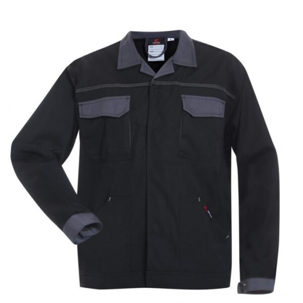 Elysee 22351 CORWEN Strong and comfortable Canvas jacket black/grey