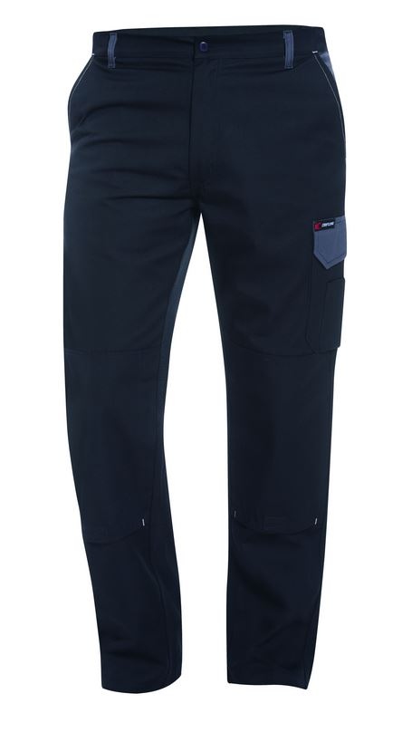Craftland 22361 BALA Polycotton canvas work trousers black/grey
