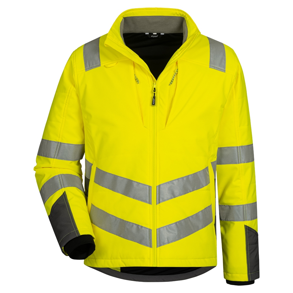 High Visibility Padded Lacket yellow/grey XS-4XL, Elysee 22423