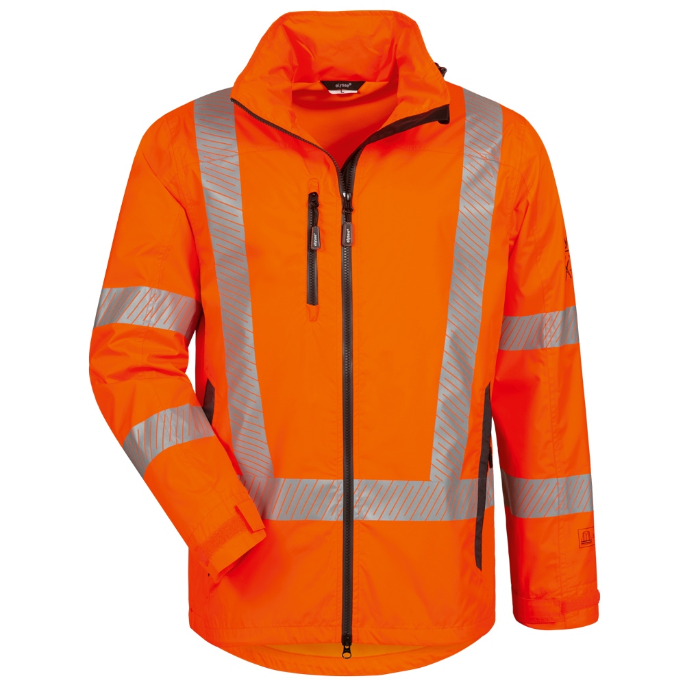 Elysee 22439 AIDEN High visibility rain jacket orange S-XXXL