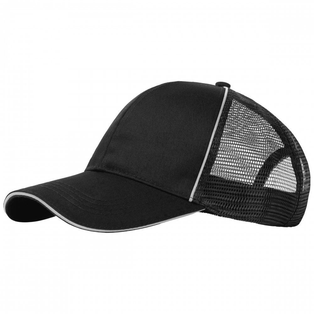 Elysee 22580/008 ATES Universal cap with breathable mesh black