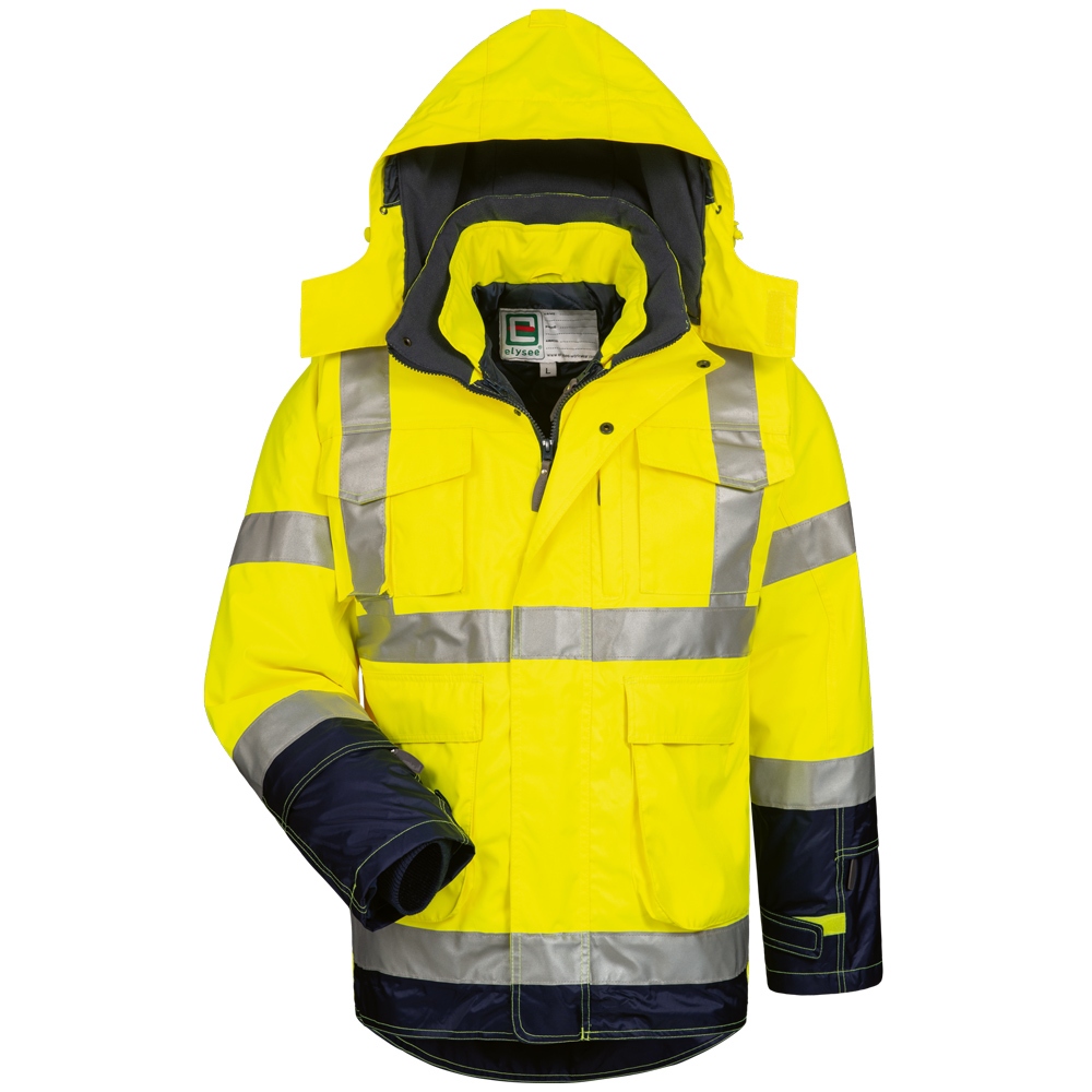 Elysee 22706 BENJAMIN High visibility 3 in 1 jacket yellow/navy blue