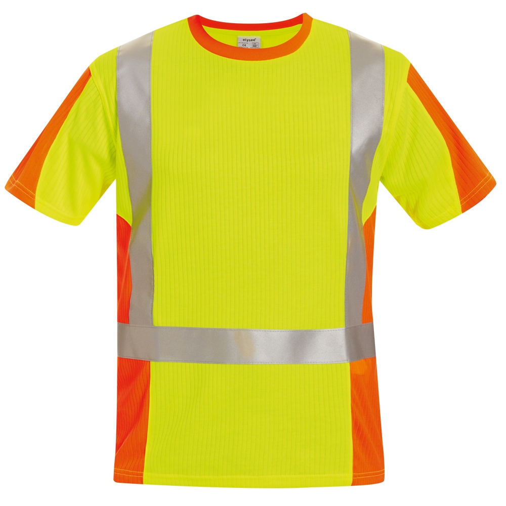Two Tone High Visibility Safety T-Shirt yellow/orange, Elysee 22715