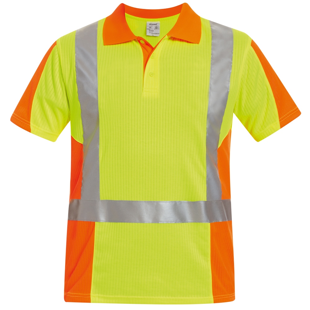 Two Tone High Visibility Safety T-Shirt yellow/orange, Elysee 22725
