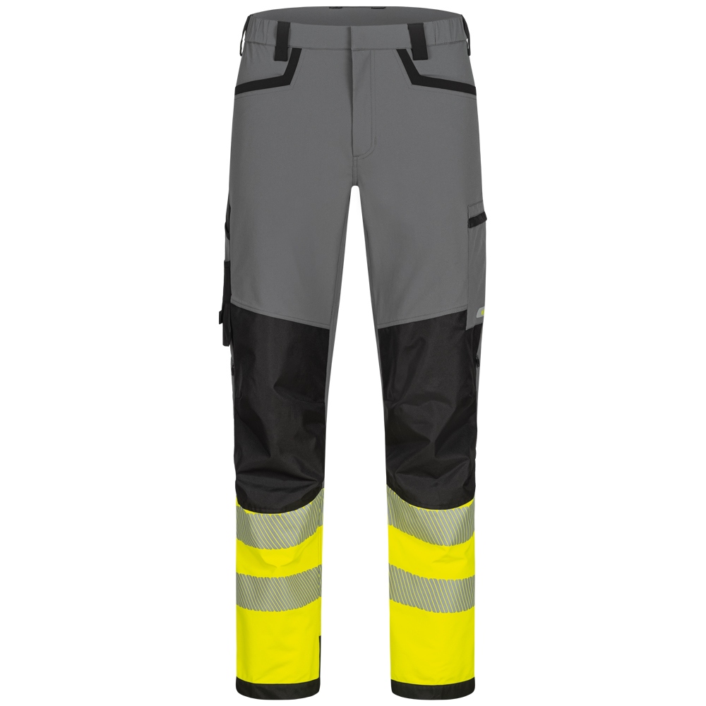 High visibility trousers grey/yellow ISO 20471 class 1, Elysee 22767