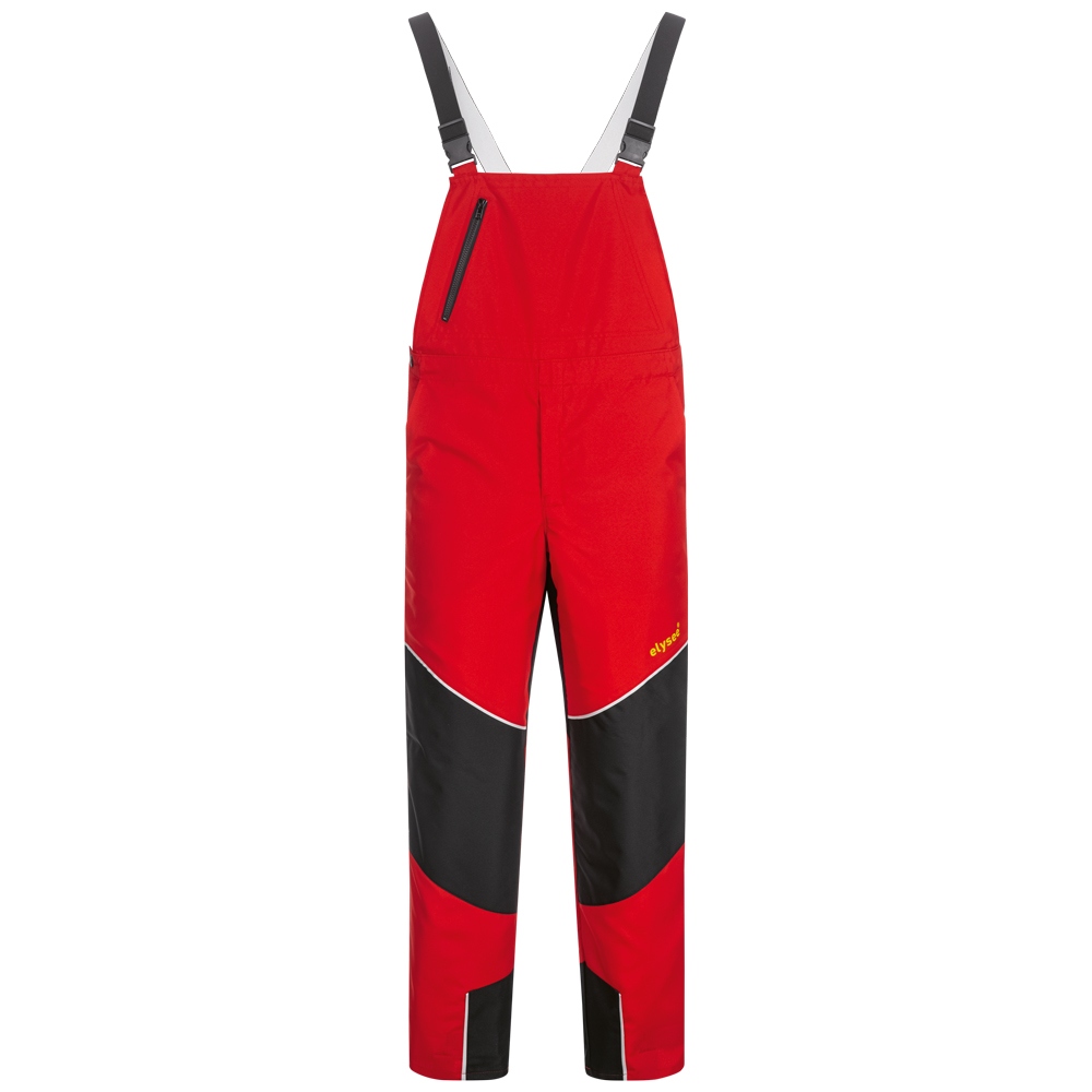 Saw protection Bib & Brace trousers red/black/yellow, Elysee 22773