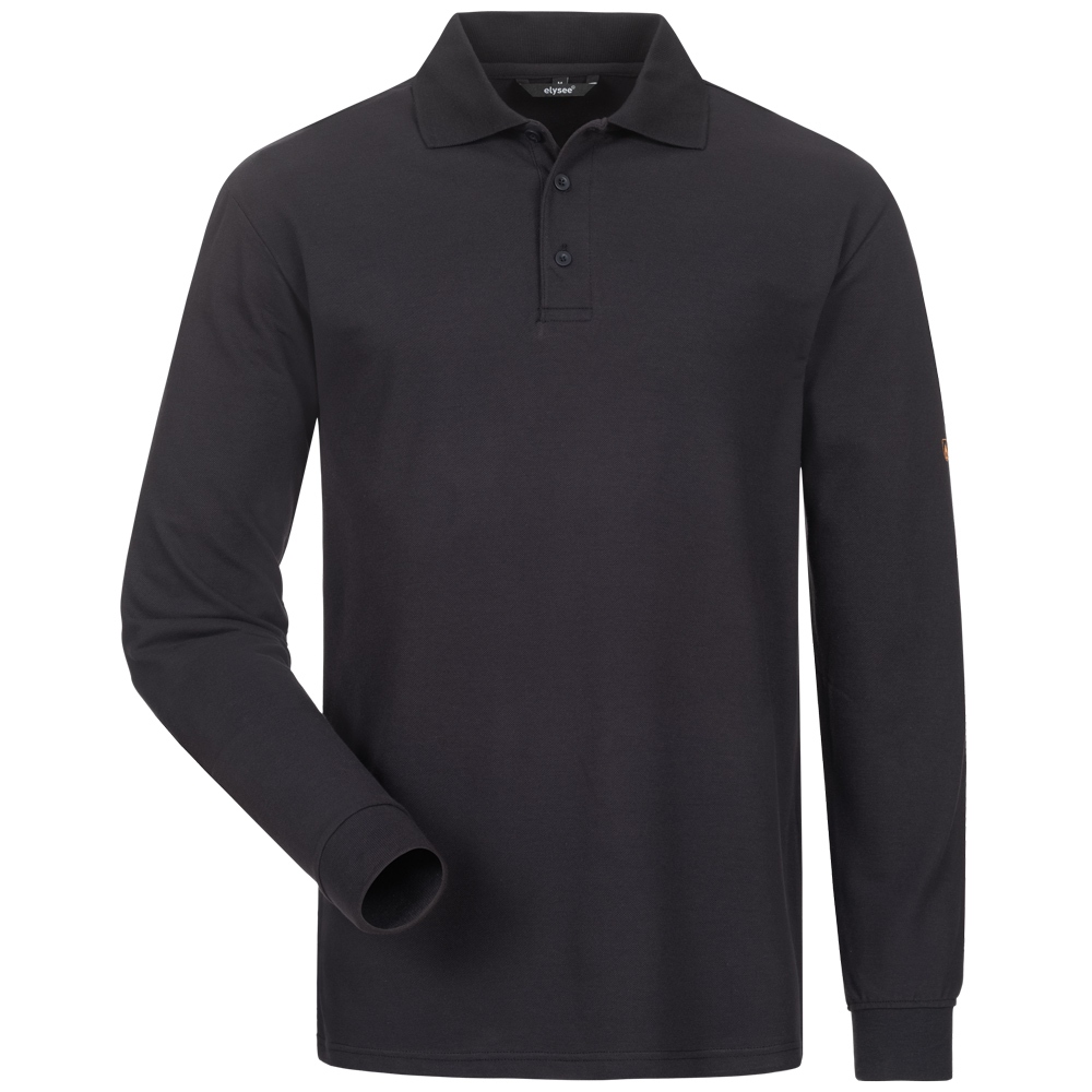 Multirisk Work Polo Shirt long-sleeved navy blue S-3XL, Elysee 23406