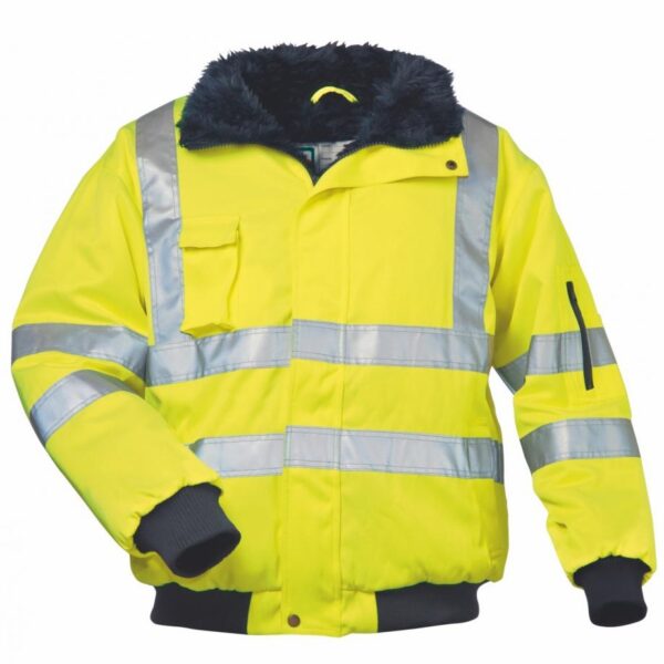Hi Vis Bomber Jacket cold protection EN 14058 yellow, Elysee 23556