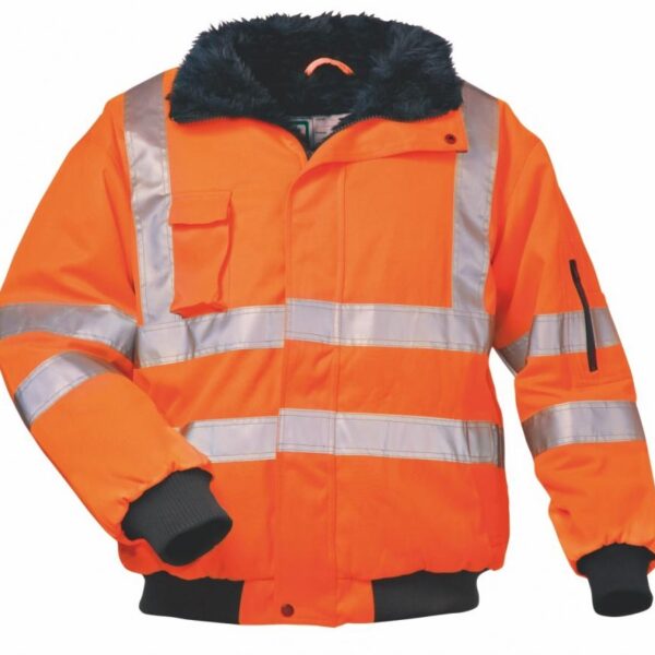 Hi Vis Bomber Jacket cold protection EN 14058 yellow, Elysee 23557