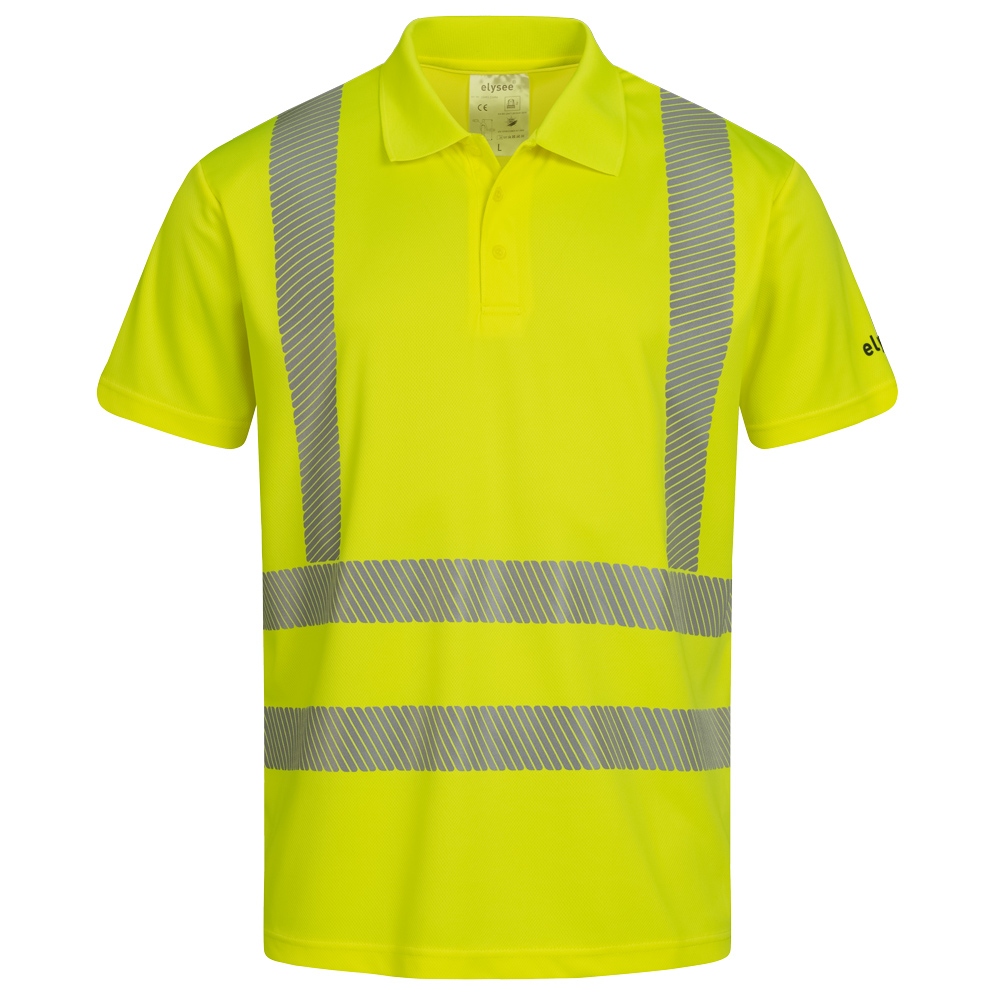 Elysee 23493 LEENS High visibility UV Polo Shirt yellow S-4XL