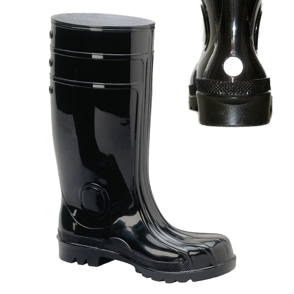 Steel toe PVC Work Boots antistatic black S5 37-48, Euromax 35370