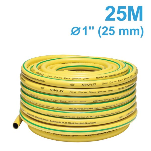 Evertec 6330 Reinforced PVC water hose ARROFLEX 25mm(1in), 25m