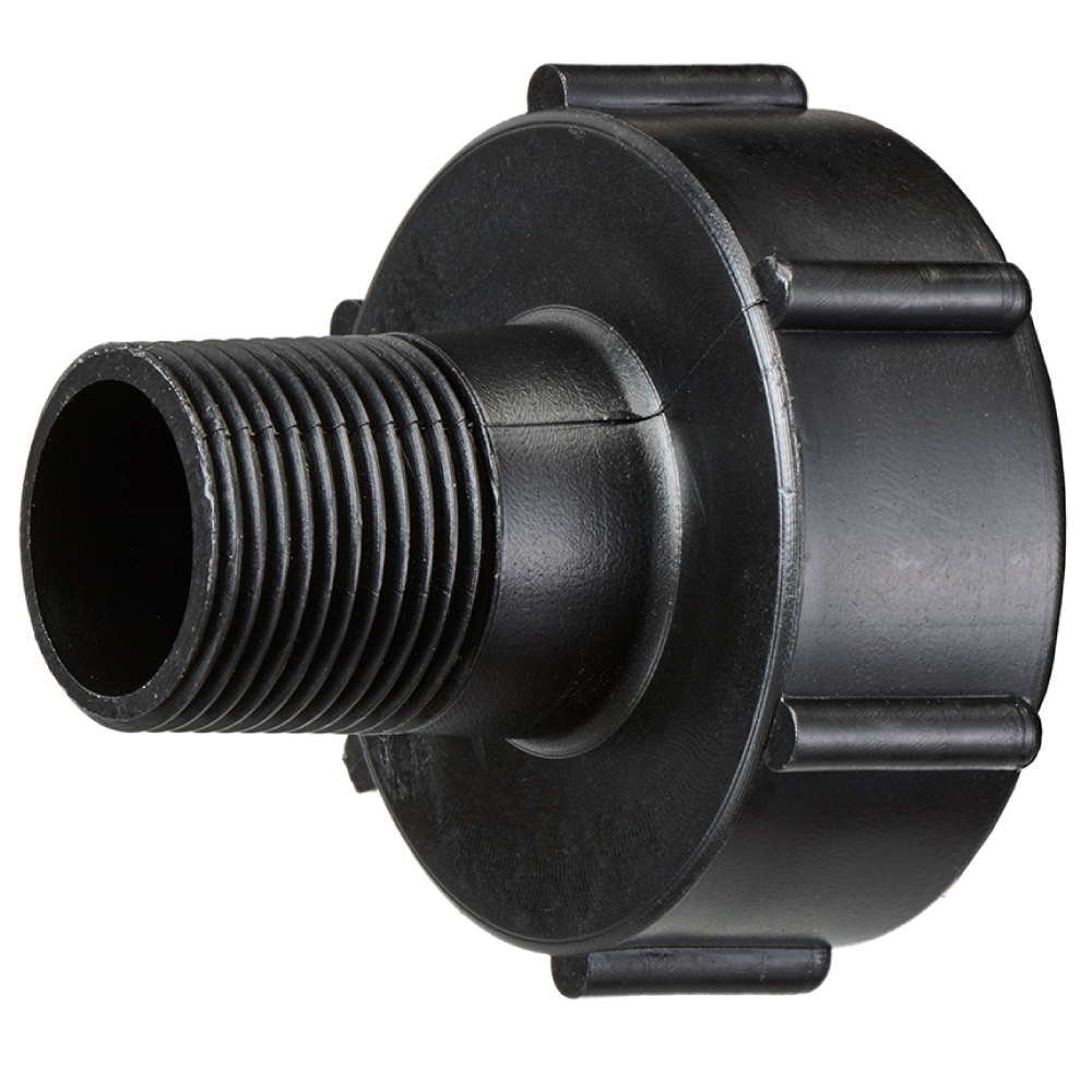 Evertec 7605 IBC Adapter S60x6 with male thread 1''