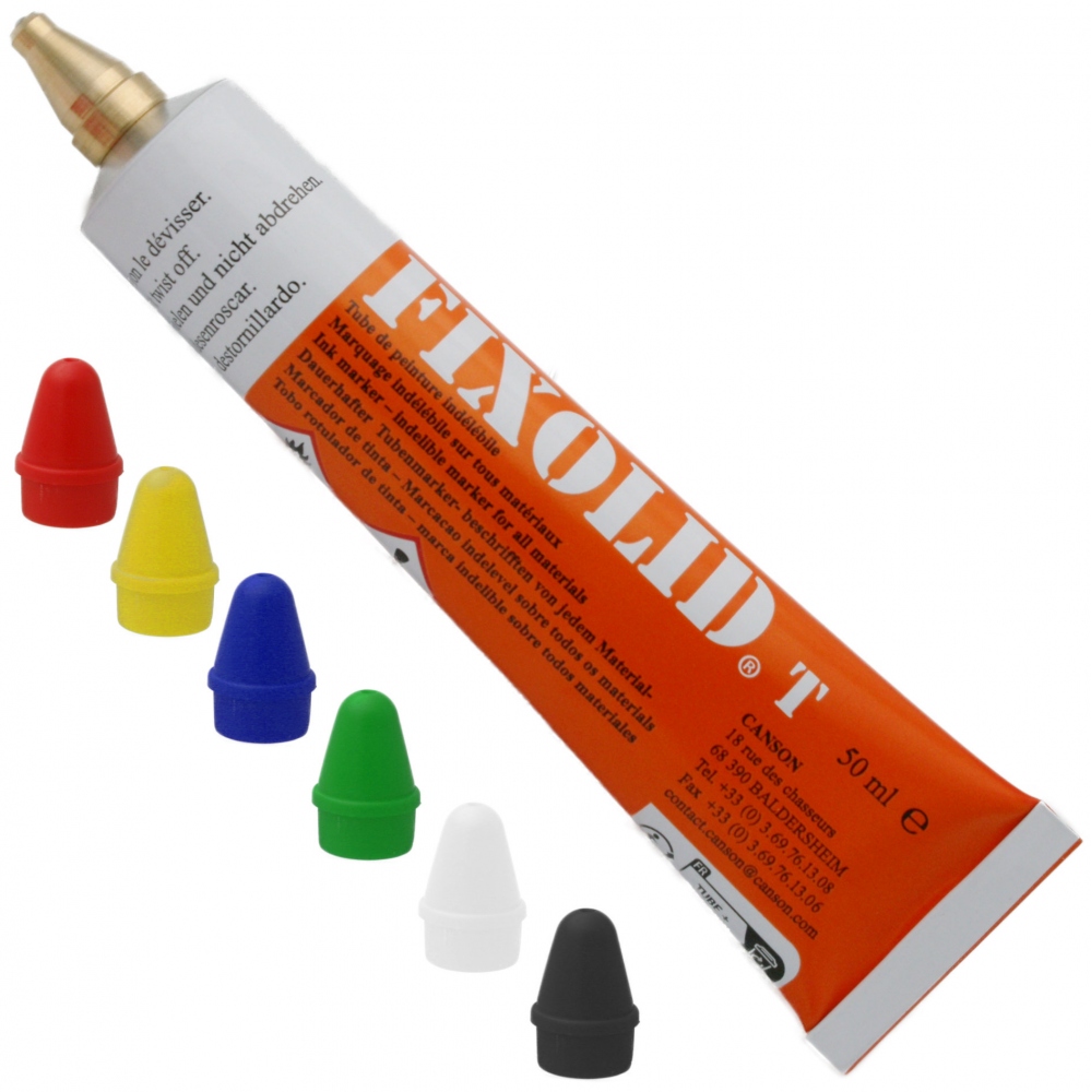 FIXOLID T Ball point metal marker for many surfaces 50 ml