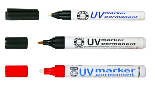 Refillable UV Permanent Marker Line Width from 0,5 to 5 mm