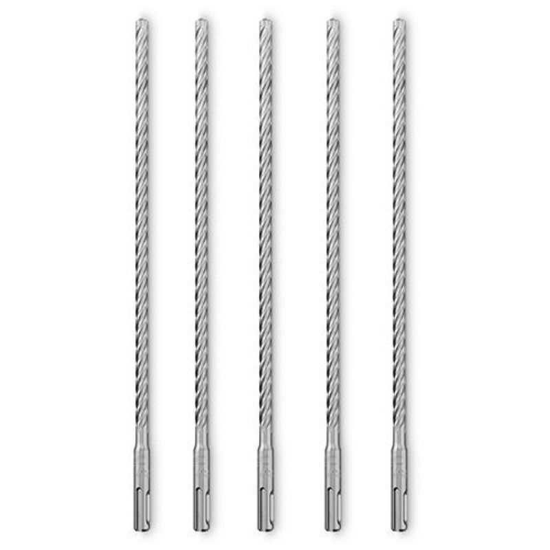 FLEX 414.034 Hammer drill bit set SDS-plus HD 4-C D8x310 pack of 5