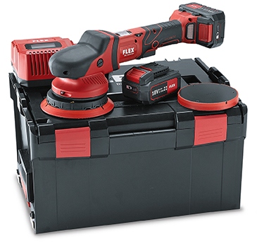 FLEX 418.099 Cordless roto random orbit polisher XFE 15 150 18.0-EC 5.0 Set