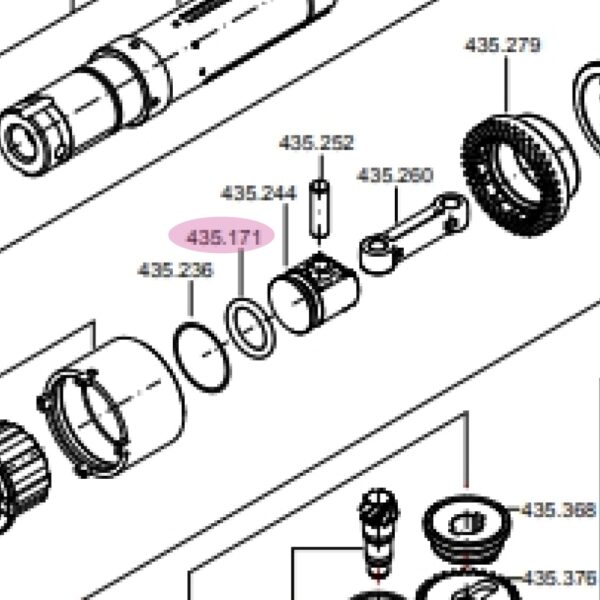 Flex 435.171 O-Ring CHE 4-32 - original spare part
