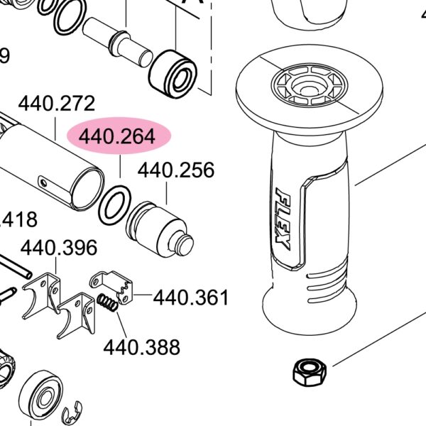 Flex 440.264 O-Ring CHE 18.0 EC - spare part