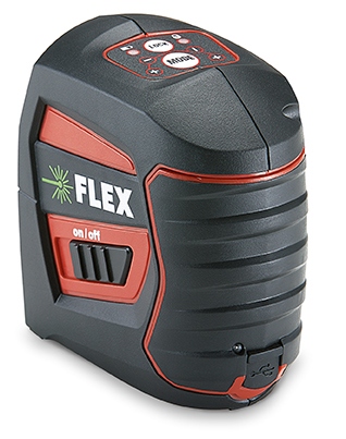FLEX 455.997 ALC 2/1-G Self-levelling crossline laser