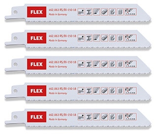 FLEX 462.063 Sabre saw blades for metal and sheet material RS/Bi-150