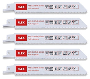 FLEX 462.101 Reciprocating saw blades RS/Bi-150 10 metal, wood,plastic
