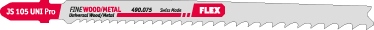 Flex 490.075 Jigsaw blades for dismantling JS 105 UNI Pro pack of 3