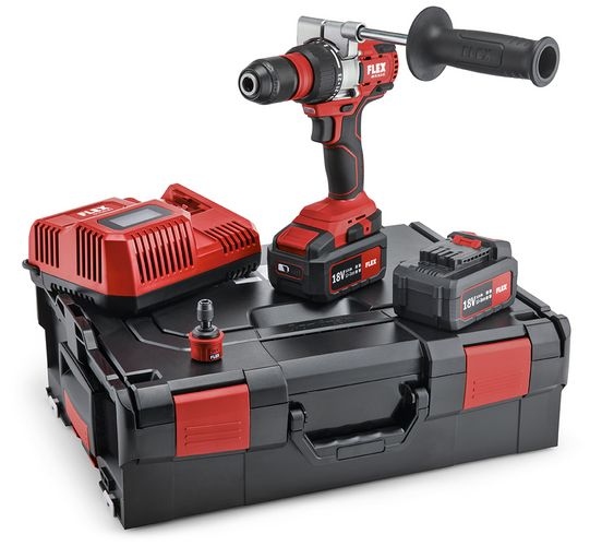 Flex 504.890 DD 2G 18.0-EC/5.0 2-speed cordless drill driver Set