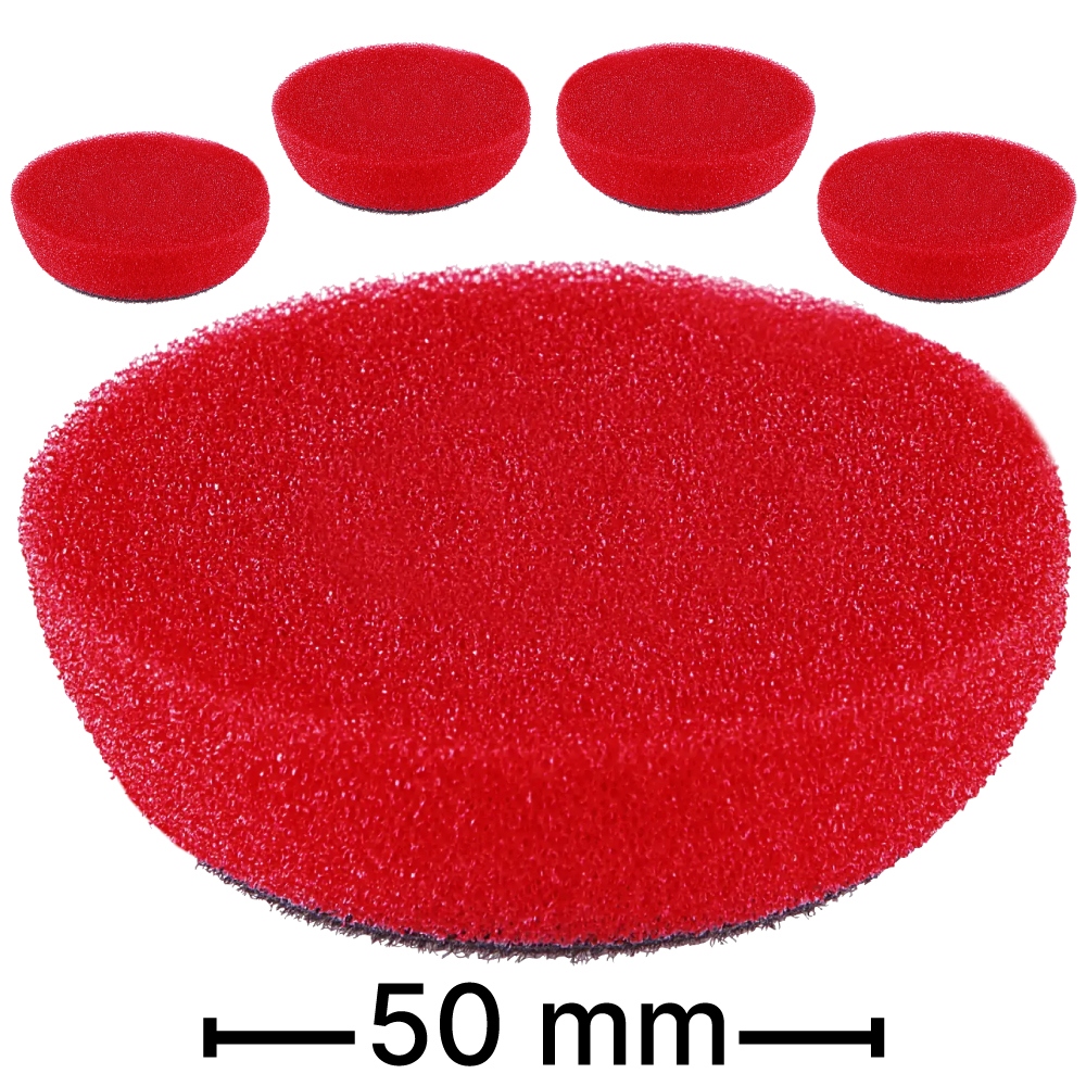 FLEX 532.400 PP-C 50 Cut-Pad Polishing sponge hard red 5 pcs