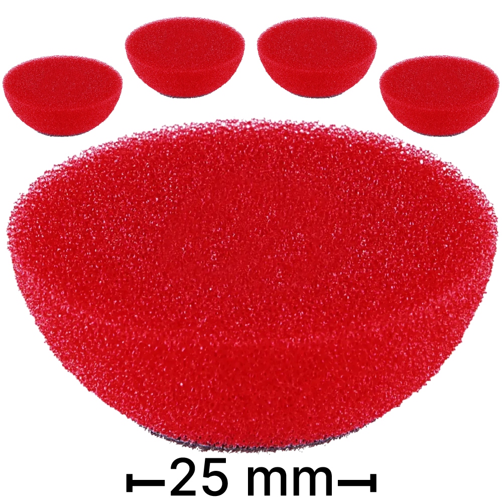 FLEX 532.401 PP-C 25 Cut-Pad Polishing sponge hard red 5 pcs