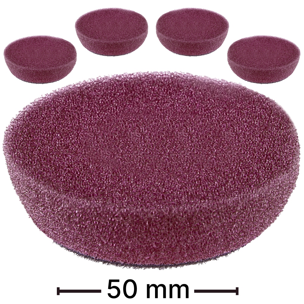 FLEX 532.405 PP-M 50 Polishing sponge Universal medium purple 5 pcs