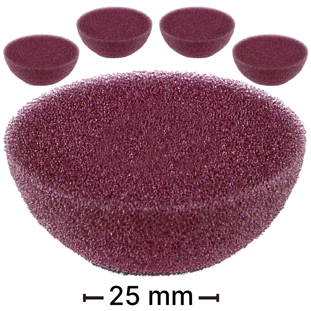 FLEX 532.406 PP-M 25 Polishing sponge Universal medium purple 5 pcs